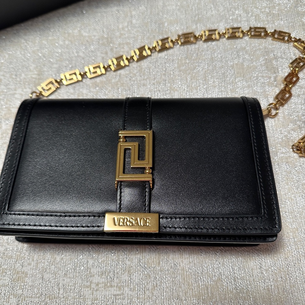 Versace Greca Goddess Women's Clutch Shoulder Bag